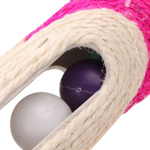 Cylindre à gratter en sisal avec balles intégrées – Image 9