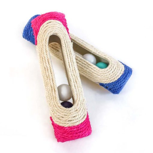 Cylindre à gratter en sisal avec balles intégrées – Image 12