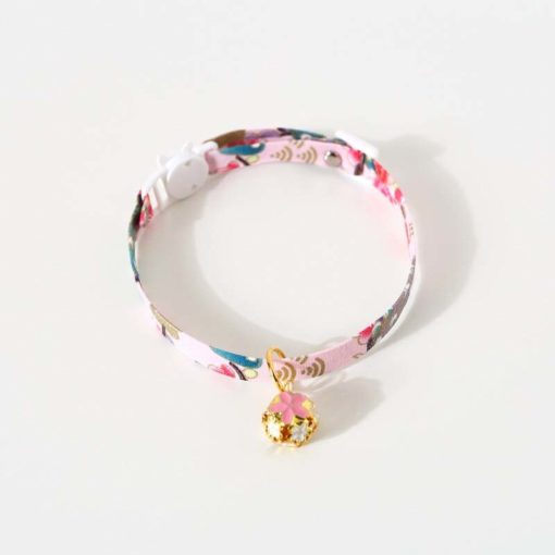 Collier imprimé fleurs et étoiles avec clochette - Image 7