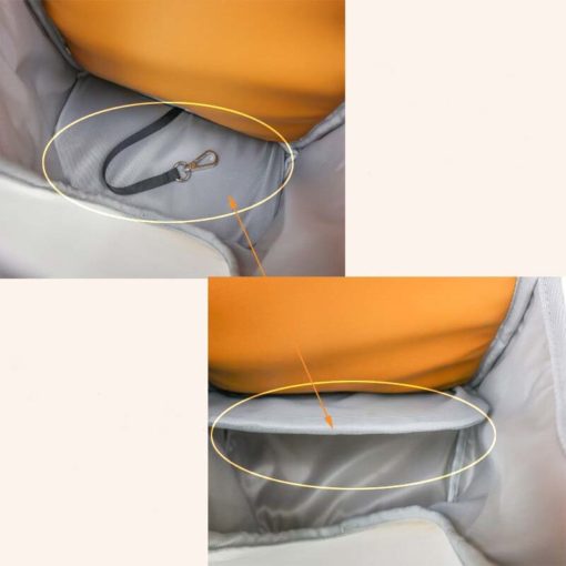 Sac en bandoulière respirant porté à l'avant – Image 13