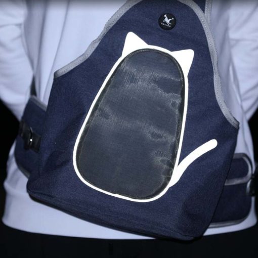 Sac en bandoulière respirant porté à l'avant – Image 15