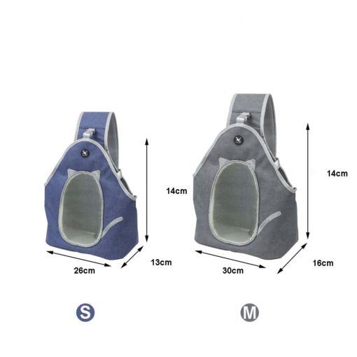 Sac en bandoulière respirant porté à l'avant – Image 18