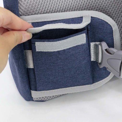 Sac en bandoulière respirant porté à l'avant – Image 5