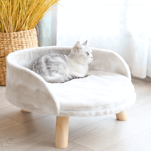 Petit canapé-lit en peluche