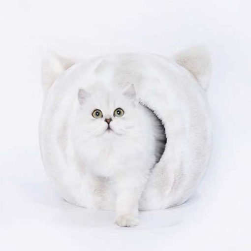 Cabane en peluche tête de chat – Image 2