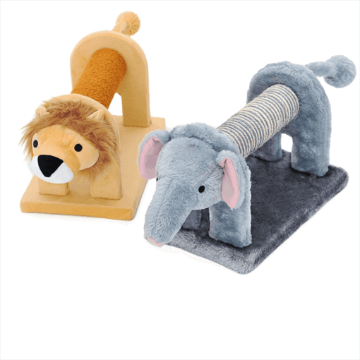 Petit griffoir peluche animaux sauvages – Image 7