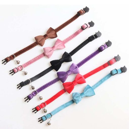 Collier à nœud papillon en velours ajustable - Image 16