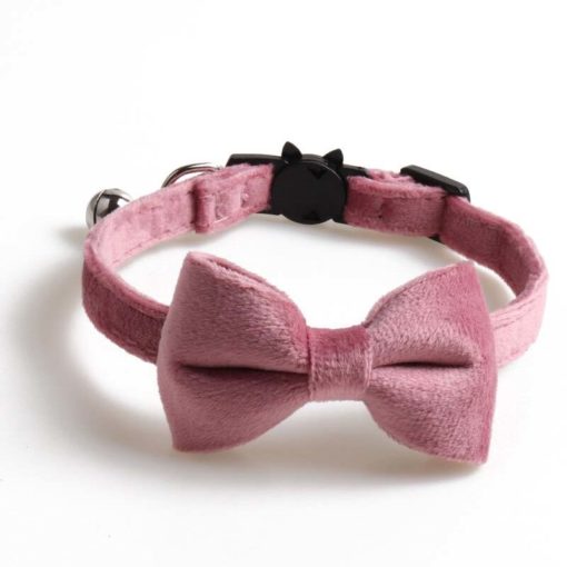 Collier à nœud papillon en velours ajustable - Image 9