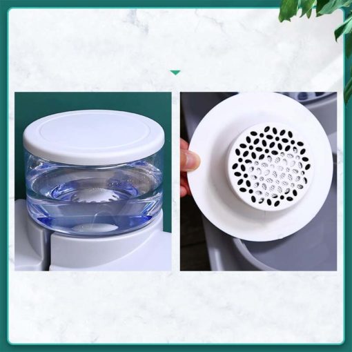 Ensemble distributeur à eau et bol – Image 6