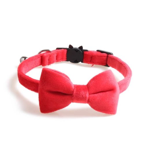 Collier à nœud papillon en velours ajustable - Image 7