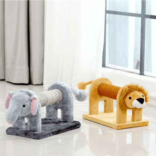 Petit griffoir peluche animaux sauvages – Image 4