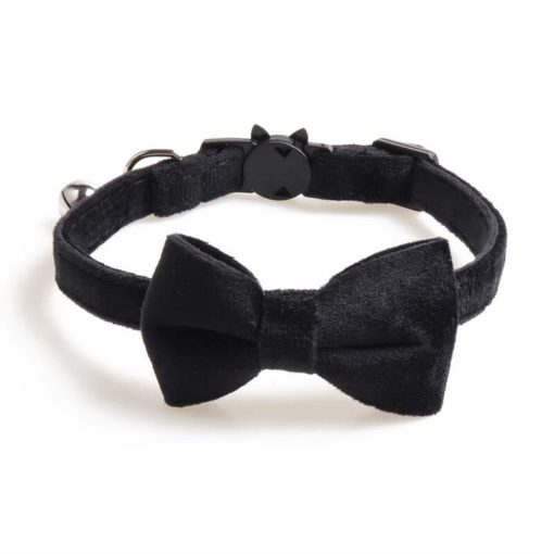 Collier à nœud papillon en velours ajustable - Image 8