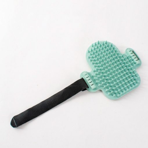 Brosse en caoutchouc auto-massante