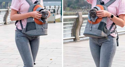 Sac porté à l'avant ou à l'arrière avec ouverture hublot – Image 14