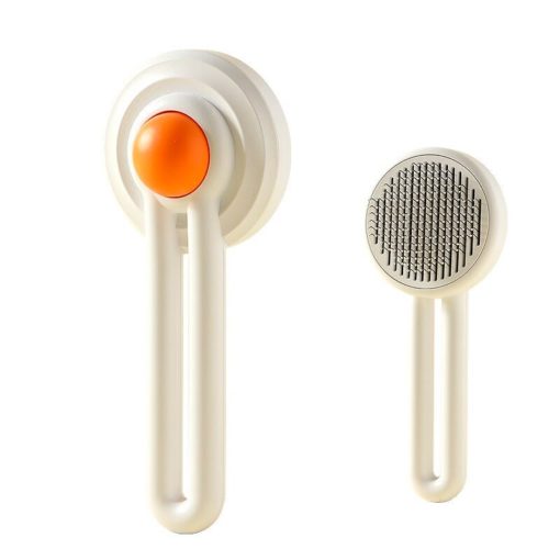 Brosse à tête ronde bicolore autonettoyante – Image 9