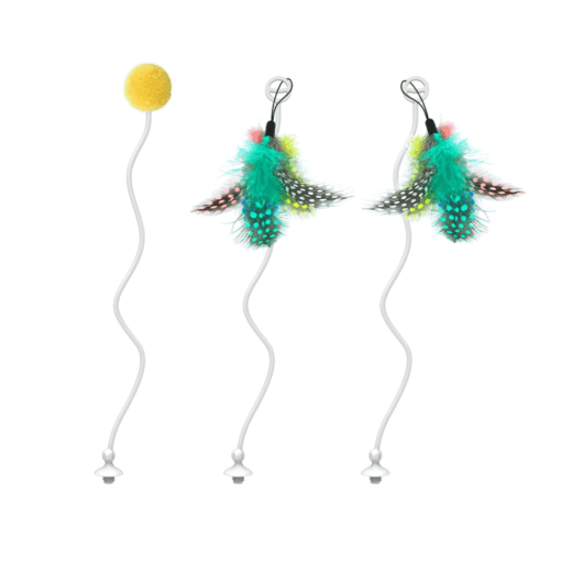 Boule interactive - Tige avec plume ou boule de remplacement