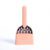Manche rose / pelle marron