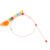 Boules et plume orange