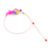 Boules et plume rose