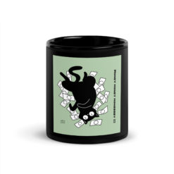 Mug brillant noir