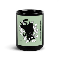 Alternative view of Mug brillant noir